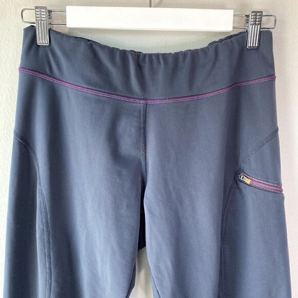 Title Nine Navy Bootleg Leggings M - Picture 3 of 6